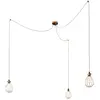 Image de Creative Cables Suspension Luminaire Spider 3 Drops