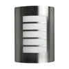 Image de Matel Applique Murale Extérieure E27 Ip44 Fendue Acier Inoxydable