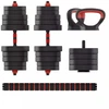 Image de Ksix Kit Haltère+barre+kettlebell 50kg