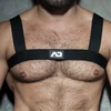 Image de Harnais Élastique AD FETISH Basic Noir noir XS/S
