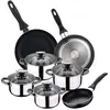 Image de San Ignacio Ensemble De Casseroles Et Poêles Sip 16/20/24 Pk822 8 Pièces