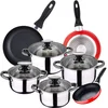 Image de San Ignacio Ensemble De Casseroles Et Poêles 16/20/24 Cm Pk3378 8 Pièces