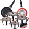 Image de San Ignacio Ensemble De Casseroles Et Poêles 16/20/24 Cm Pk3379 8 Pièces