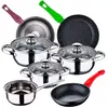 Image de San Ignacio Ensemble De Casseroles Et Poêles 18/22/26 Cm Pk3702 7 Pièces
