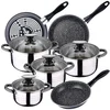 Image de San Ignacio Ensemble De Casseroles Et Poêles Dina 18/20/24 Cm Pk3787 8 Pièces