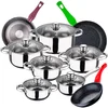 Image de San Ignacio Ensemble De Casseroles Et Poêles Cassel 18/22/26 Cm Pk3888 12 Pièces