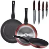 Image de San Ignacio Ensemble De Poêles Et Couteaux 20/24-28 Cm 7 Unités