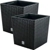Image de Wellhome 2 Unités De Pots De Temps Avec Un Cubilete Pour La Plantation 64l 40x40x41 Cm