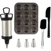 Image de San Ignacio Ensemble De Moules Pour Sac à Pâtisserie X Kinvara 25.5x19.5 Cm