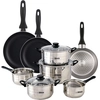 Image de Wellhome Ensemble De Casseroles Et Poêles Pk8176 11 Pièces