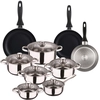 Image de Wellhome Ensemble De Casseroles Et Poêles Pk8182 15 Pièces