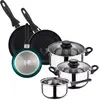 Image de Wellhome Ensemble De Casseroles Et Poêles Pk8192 8 Pièces