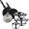 Image de Wellhome Ensemble De Casseroles Et Poêles Pk8194 8 Pièces