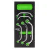 Image de Jbm Jeu De Clés à Anneaux Eva Carbon Fiber Finish Tray 5 Pièces