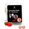 Image de Boules de massage BRAZILIAN BALLS Vin de fraise pétillant