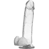Image de Gode transparent avec testicules XRay Cock 17 x 4.5cm