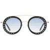 Image de Skull Rider Lunettes De Soleil Pour Femme Silver Loop