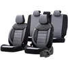 Image de Universele Leder/Stoffen Stoelhoezenset Comfortline Zwart/Grijs OTCMF201 otoM