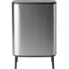 Image de Brabantia Bo Touch Bin Hi Poubelle 2 x 30 Litres Matt Steel Anti-Traces de Doigts 130649