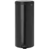 Image de Brabantia NewIcon Poubelle à Pédale 30 Litres Matt Black 114540