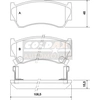 Image de Remblokkenset schijfrem CB110688 Coldax