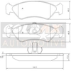 Image de Remblokkenset schijfrem CB110155 Coldax