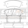 Image de Remblokkenset schijfrem CB110189 Coldax