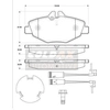 Image de Remblokkenset schijfrem CB110220 Coldax