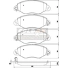 Image de Remblokkenset schijfrem CB110225 Coldax