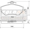 Image de Remblokkenset schijfrem CB110605 Coldax