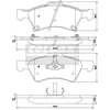 Image de Remblokkenset schijfrem CB111275 Coldax