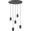 Image de Hanglamp Calex Multi Cord Rond 5xE27
