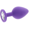 Image de Plug Bijou Diamond Booty M 7 x 3.5cm Violet