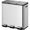 Image de EKO EcoCasa II 3 x 15 Litres Inox Mat 8713631192007