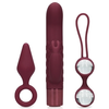Image de Coffret de Sextoys pour Elle Darkcherry 3 Accessoires