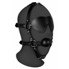 Image de Bâillon Muselière avec Boule et Masque Gag Xtreme Noir