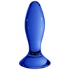 Image de Plug en verre Follower Bleu 9 x 3.5cm
