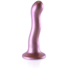 Image de Plug Curvy G-Spot 17 x 3.5cm Rose
