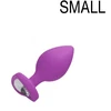 Image de Plug Bijou Anal silicone Heart Violet 6 x 2.8 cm