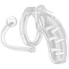 Image de Cage de chasteté avec plug ManCage Modèle 11 11 x 3.5 cm Transparente