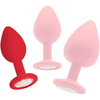 Image de Plug diamond Regular   6.5 x 2.8 cm Rouge