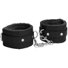 Image de Menottes de poignet Plush Noir noir