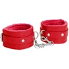 Image de Menottes de poignet Plush Rouge rouge