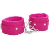 Image de Menottes de poignet Plush Rose rose