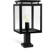 Image de Buitenlamp Staand Zwart De Vecht Sokkel