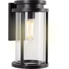 Image de Sydney Muurlamp Zwart Large met LED