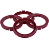 Image de TPI Centreerringen 63.3->56.1mm Rood 4 stuks TP633561 TPI