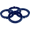 Image de TPI Centreerringen 72.5->56.6mm Blauw 4 stuks TP725566 TPI