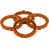 Image de TPI Centreerringen 73.0->67.1mm Oranje 4 stuks TP730671 TPI