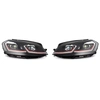 Image de Set 7.5-Look Koplampen passend voor Volkswagen Golf VII 2012-2017 - Zwart/Rood - incl. Dynamic Runni DLVWK82LMJR AutoStyle